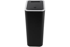 Generic Large Capacity Odorless Plastic Trash Bin for Home Kitchen Living Room, Sealed Household Garbage Can for Bathroom (Bl