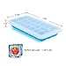 L-Fine Silicone Ice Cube Trays with Lids 21 Large Ice Cube Easy to Release and Dishwasher Safe