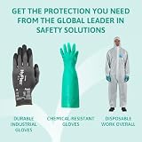 Ansell TouchNTuff 92-600 Nitrile Gloves Purple? Green Large 100 view 12