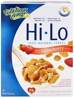 Nutritious Living Hi-Lo Cereal With Real Strawberry Pieces, 10 Ounce