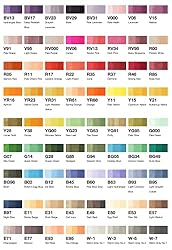 Copic I72B Ciao Markers Set B, 72-Piece