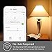 TP-LINK Kasa Smart Wi-Fi LED Bulb with Dimmable White Light, 50W, No hub Required, Works w/Alxea&Google Home (KB100)