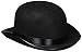 luyaoyao Adults Unisex Black Derby Bowler Felt Hat