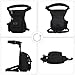 Eshow Men's Drop Leg Pouch Tools Bags Tactical Leg Bag Fanny Pack Thigh Bags Bike Cycling Hip Bag Canvas Waist Packs