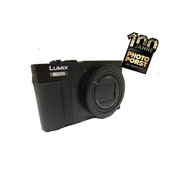 1A Photo PORST Jubiläums Angebot Panasonic Lumix TZ71 EG-K schwarz Digitalkamera+SD 16 GB Speicherkarte+Tasche+Display… – Bild 3