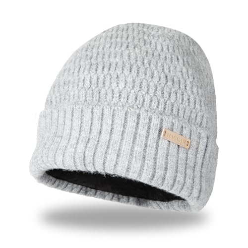 Haggar Heathered Micro Cable Crown Beanie