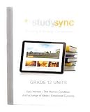 Paperback California StudySync Reading & Writing Companion Grade 12 Units Book