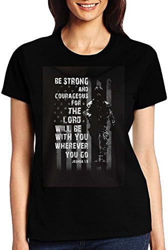 WY Fashionary Woman's Tops T Shirt US Army Soldier Teen Short Sleeve Tees