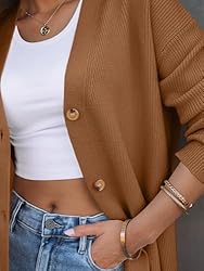 LILLUSORY Women Oversized Cardigan Sweater 2025