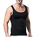 Jiao Miao Mens Waist Body Shaper Vest T-Shirt Tank Tops