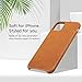 LONLI Basic | Ultra Soft and Smooth Vegan Leather Case - for Apple iPhone 11 Pro Max - (6.5 inch, Caramel)