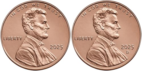 2025 P, D Lincoln Shield Cent 2 Coin Set - Union Shied Design Uncirculated