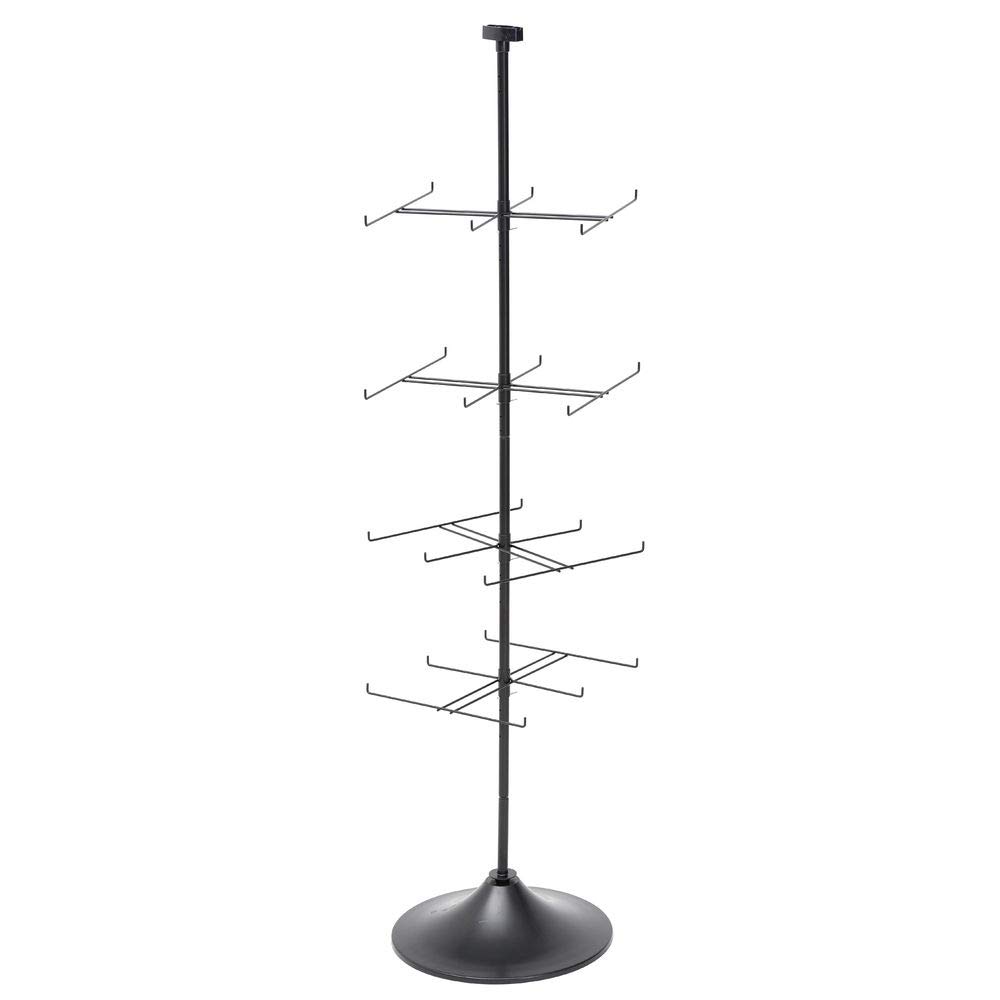 Spinning Display Rack 24 Hook Rectangular 20" x 20" x 63