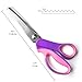 Handi Stitch Pinking Shears with Snippers - 9 inch/22.86cm Overall Length - Pink Handle Zigzag Fabric Scissors - Razor Sharp Stainless Steel Dressmaking Scissor for Sewing, Tailoring, Paper, Crafts