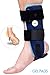 Velpeau Air Gel Foam Ankle Stabilizer Support Brace for Sprained Ankle, Ligament Injury, Tendonitis, Adjustable Rigid Stirrup Ankle Splint for Women and Men (Gel Version, Large, Right Foot)