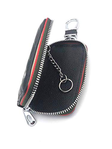 image for DEFTEN 2019 The New Jaguar Premium Leather Car Key Chain Coin Holder Z