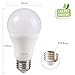 TIWIN LED Light Bulbs 100 watt Equivalent (11W),Soft White (2700K), General Purpose A19 LED Bulbs,E26 Base,UL Listed, Pack of 6