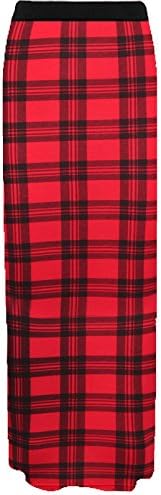Women Ladies Jersey Long Printed Maxi Gypsy Stretchy Skirt Plus Size