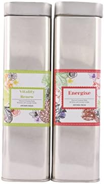 Aroma India Incense Sticks in Square Tin (9 cm x 4 cm x 16 cm, Natural, 1002EV)