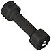 CAP Barbell Black Neoprene Coated Dumbbell, 8 lb Single