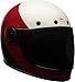 Bell Bullitt Full-Face Motorcycle Helmet (Triple Threat Gloss Red/Black, Medium)