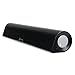 GOgroove Wireless PC Computer Speaker Sound Bar - BlueSYNC BBR Stereo Bluetooth Desktop Sound Bar - USB Powered Rechargeable, Wireless Streaming & Wired AUX 3.5mm Input, 18in Compact Size for Desks