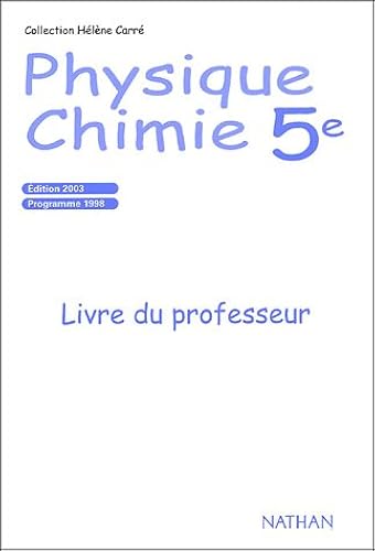 Download Physique Chimie 5e : Livre du professeur PDF