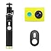 YI Action Camera with Selfie Stick & Bluetooth Remote (US Edition) Lime Green