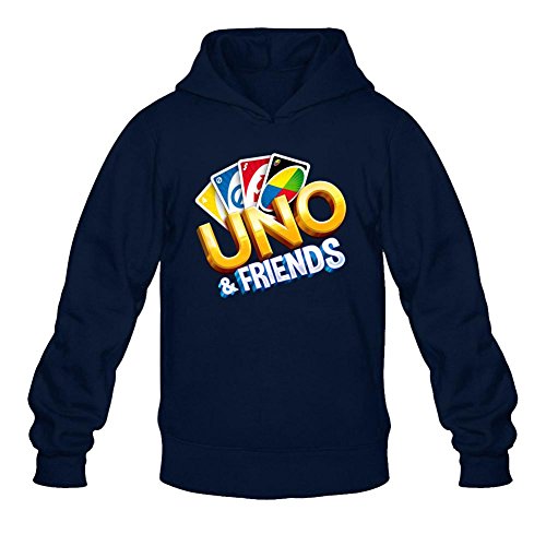 DESBH Men's Uno Card Game Sweatshirt Hoodie