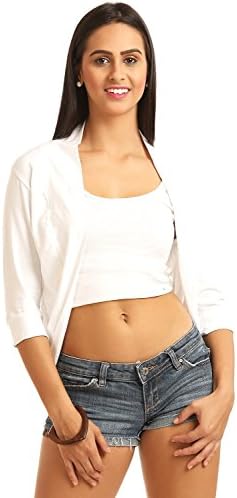 Women's Cotton Full Sleeve Net Shrug