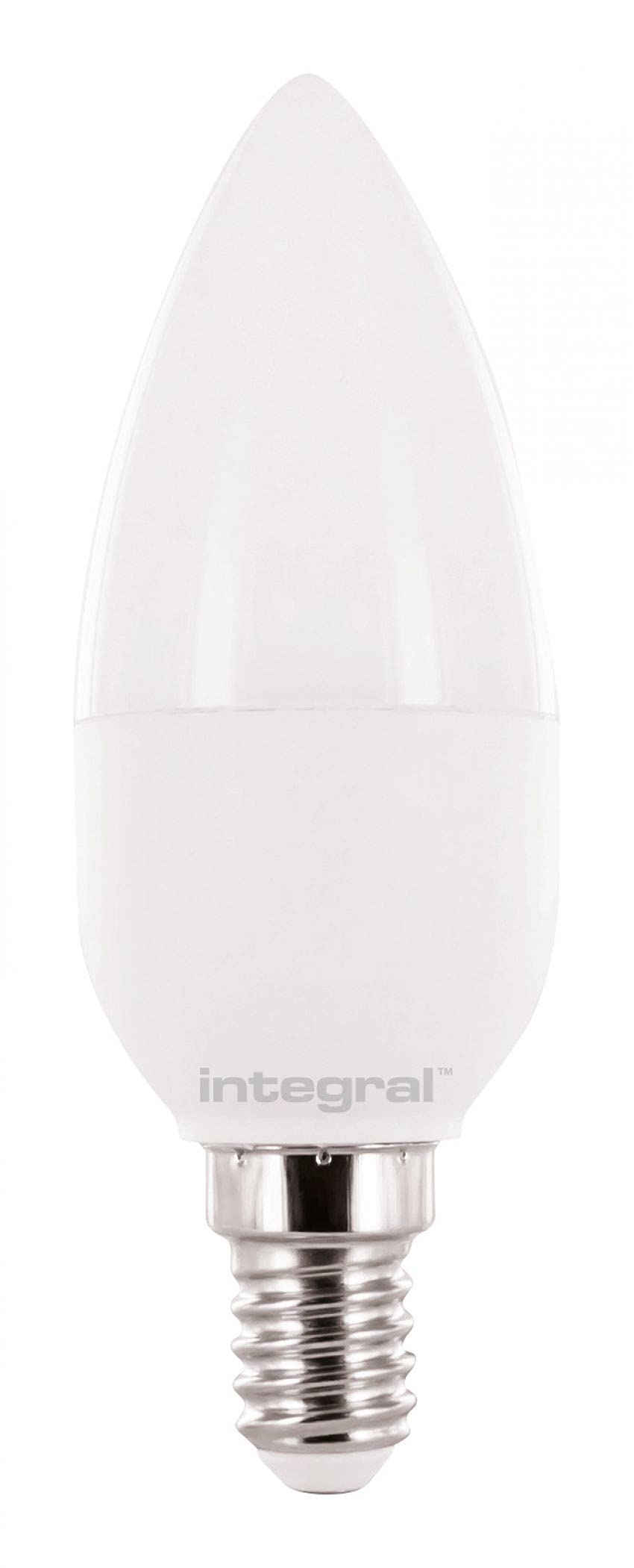 Integral led Light Bulb, E14, 6 W, Candle