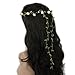 Ivory Rose Flowers Branch Wedding Garland Head Wreath Crown Floral Halo Headpiece Photography Tool