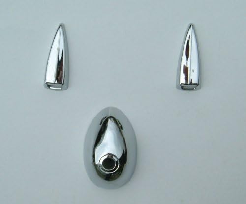 AutoAccessories4Less OCP-AB-MIN04 Chrome Antenna Base & Washer Cap