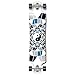 Yocaher Graphic Series Complete Lowrider Skateboards Longboard w/Black Widow Premium 80A Grip Tape Aluminum Truck ABEC7 Bearing 70mm Skateboard Wheels (Complete - Lowrider - YIN YANG)