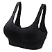 MIRITY Padded Sports Bras for Women Freedom Seamless Spandex Yoga Bra Color Black White Beige Size 3XL