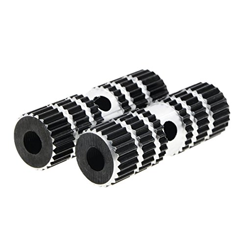 ZYHW Aluminum Alloy Foot Pegs,Front Rear Axle 3/8" BMX Bicycle Bike