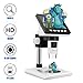LCD Digital Microscope, TSAAGAN 4.3 inch Full Color LCD Digital USB Microscope Camera with 1080P HD 2MP 50x to 1000x Magnification Endoscope with 8 LED Adjustable Light for Kids, Students Gifts