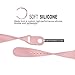 Zyra Sport Band for Apple Watch 42mm S/M, Soft Silicone Strap Replacement iWatch Bands for Apple Watch Sport, Series 3, Series 2, Series 1 Pink Sand