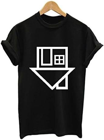New The Neighbourhood Print T Shirt Women Summer Short Sleeve Harajuku T-Shirt Black S