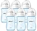 Philips AVENT Natural 9 Ounce Bottle 6 Pack - Blue