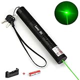 Green Laser Pointer Tactical Hunting Rifle Scope Sight Laser Pen, Demo Remote Pen Pointer Projector Travel Outdoor Flashlight, LED Interactive Baton Funny Laser Toy