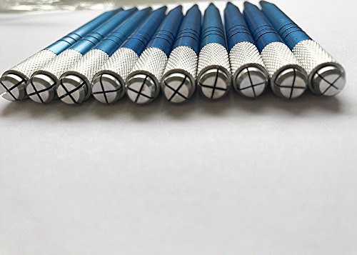 Microblading Pen Blue Color 10pcs Wholesale Permanent Makeup Manual Eyebrow Tattoo Supplies -QMYBrow - Thumbnail 5