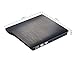 Mailiya USB 3.0 Ultra-Slim Portable External CD DVD RW DVD ROM Drive Writer Burner, External Optical Drive for Laptops, Desktops, iMac Mac Macbook Air Pro (Black)