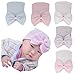 Ademoo Baby Girls Hats Newborn Hospital Hat with Bow