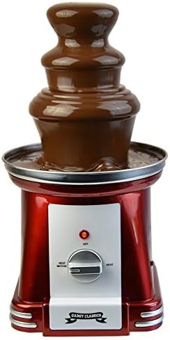 Gadgy Fontaine à Fondue au Chocolat à Trois Étages 90 Watts | Hauteur de 31,5 cm avec Tour en Acier Inoxydable | Capacité de 750 Grammes | Look Rétro | Pour les Fêtes d’Anniversaire et les Mariages - Cuisine A Vivre Gadgy Fontaine à Fondue au Chocolat à Trois Étages 90 Watts | Hauteur de 31,5 cm avec Tour en Acier Inoxydable | Capacité de 750 Grammes | Look Rétro | Pour les Fêtes d’Anniversaire et les Mariages