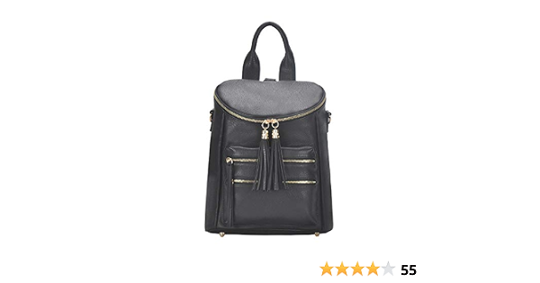 MMS Design Studio Katie Backpack: Black 