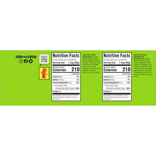 SOUR PATCH KIDS AND SWEDISH FISH MINI SOFT & CHEWY CANDY VARIETY PACK, BULK CANDY, 18-2 OZ BAGS