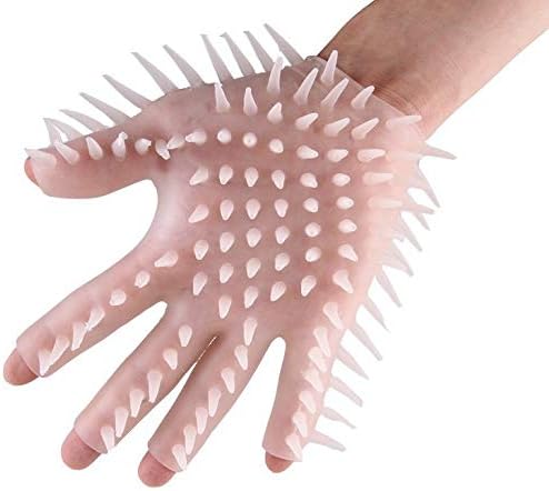 Couples Male Female Massage Tool Silicone Soft Flirting Massage Glove Men Bath Body Brush-BRESH