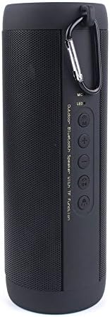 JUSHENG Bluetooth Speaker Waterproof IP67 Portable Outdoor Wireless Mini Column Box Loudspeakers Speakers for iPhone, Android,Smartphone and Samsung-Black