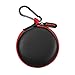 Earbud Case ZEEYU Hard Earphone Bluetooth Headphone Carrying Storage with Carabiner-Red